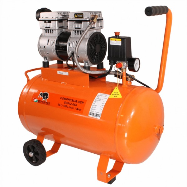 Безмаслен компресор Bisonte SC012-050 - 50l/8bar